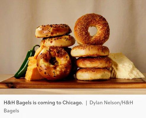 H&H Bagels photo via Eater Chicago article