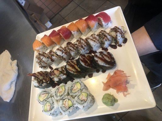 The is very good sushi