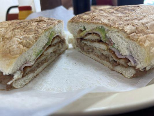 Chicken and ham torta, number 8