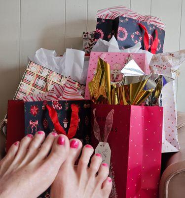 All relaxed and ready for Christmas