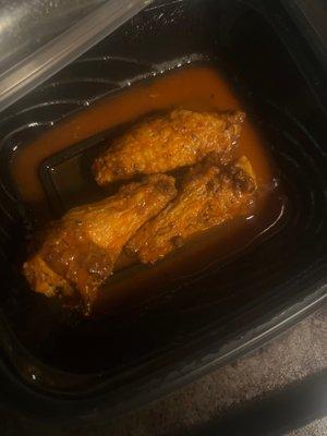 Buffalo wings. Super tender & delish!