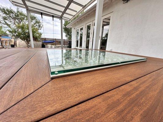 Custom fire pit cover.