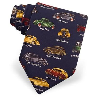Antique Cars Tie at the Rhinebeck Department Store