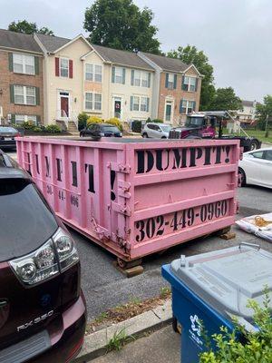 Middletown residential roll off dumpster rental.