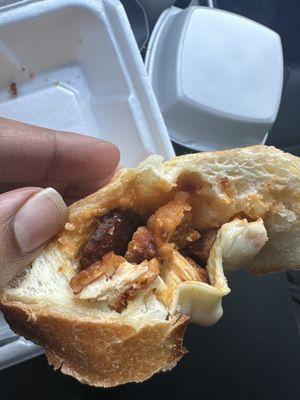 A Burned Incorrect Sandwich !