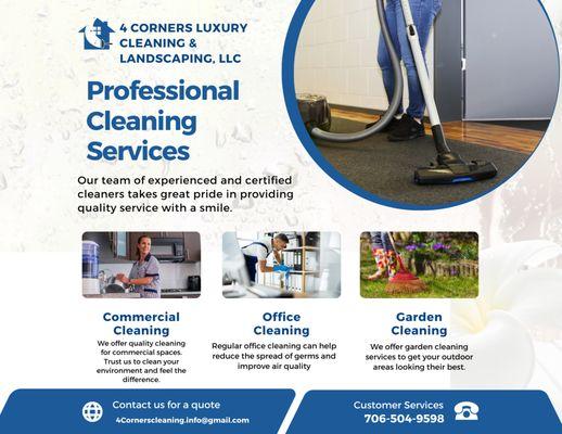 4 Corners Luxury Cleaning & Landscaping