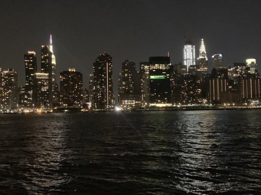 The view from the boat