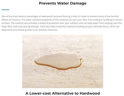 Waterproof laminate flooring has many advantages, and choosing this material for your home or business can be a wise investment.