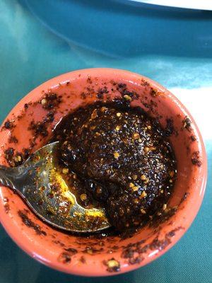 Hot hot hot sauce very tasty