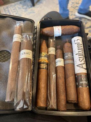 Just a few cigarettes that they carry