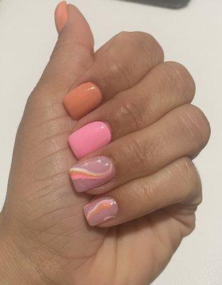 Overlay with Gel Polish