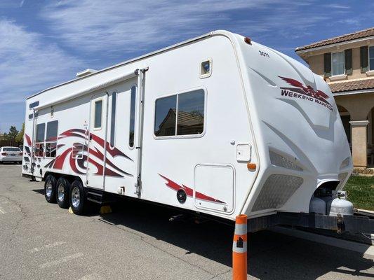 Toy hauler wash !