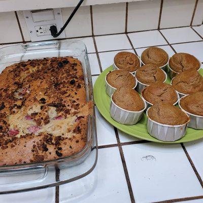 frocattac and bran mufgins