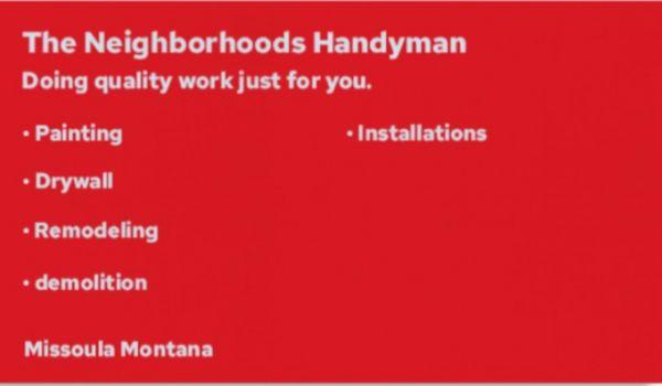 Neighborhoods Handyman