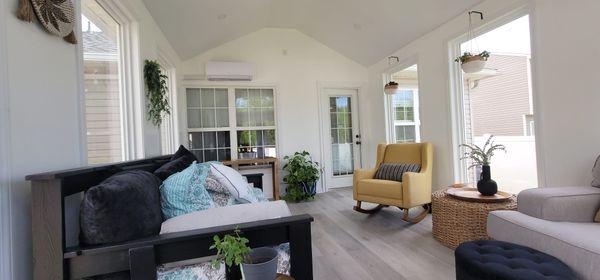 Interior sunroom, amazing transformation, a space you deserve