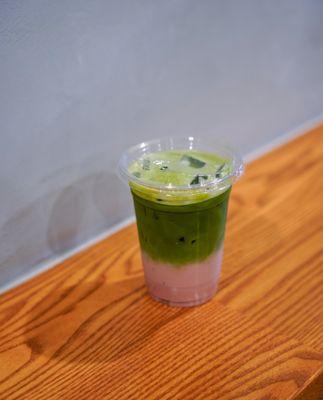 Strawberry matcha