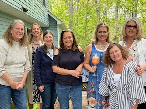 Enjoying a "Cocktail with an Enlightened Twist" over brunch