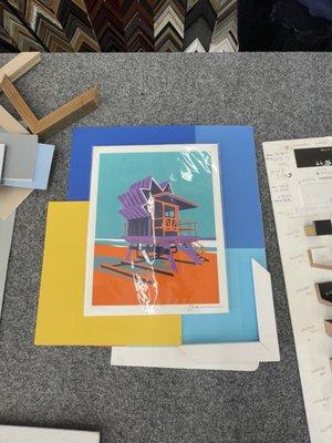 22nd of Never Original Screen Print by Artist James Hilton