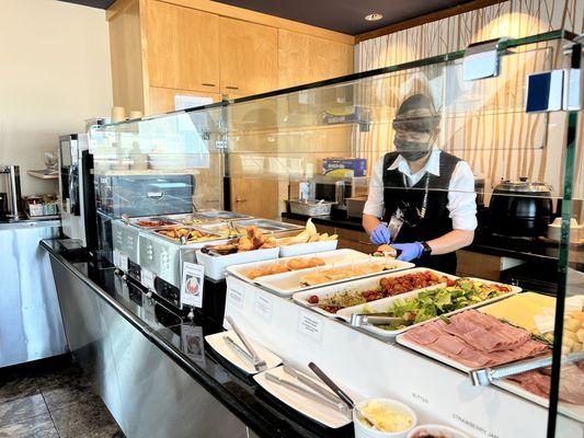 Pasta and deli section. They also have soup, rice, salad, coffee & espresso, tea...
