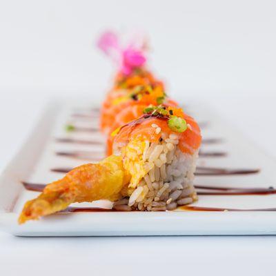 The SLATE Roll..... the flagship roll at SLATE Steak and Sushi