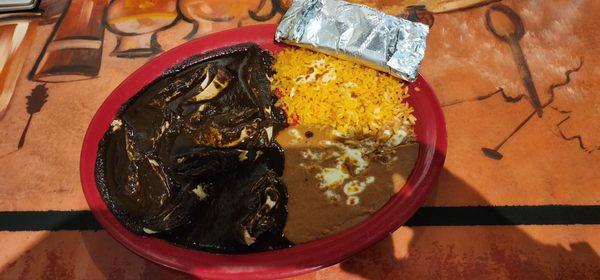 Chicken with Mole sauce--delicious!