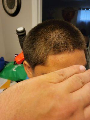 Not the haircut from the picture this is a buzzcut not a and should I have I can call my haircut.