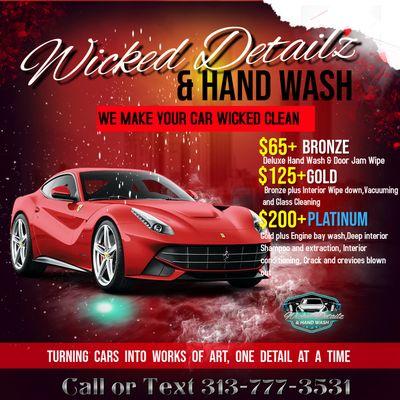 Wicked Detailz and Hand Wash