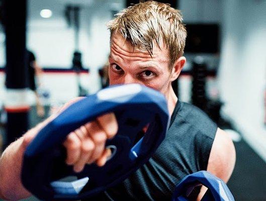 F45 offers personal training in a group class setting. Because sure, you could do it alone, but isn't it more fun together?