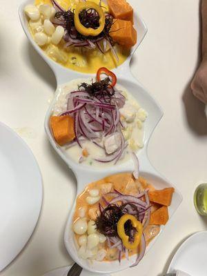Ceviche Tricolor de Pescado