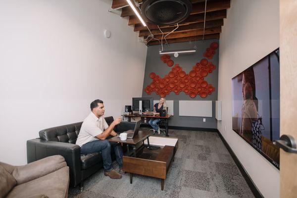 Reviewing an edit in the edit bay.