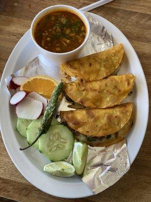 Birria. Good but I wasn't a of fan of the added cheese though. Good birria doesn't need cheese.