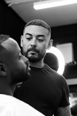 Barber "crispy" book him on your next service