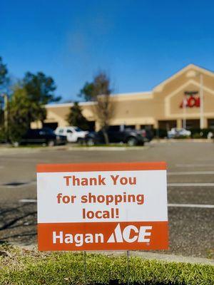 Thank you for shopping LOCAL!