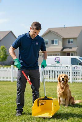 Poop Scoop Master pet waste removal service.