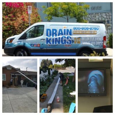 Another great job done by Drain Kings... A pipe-burst, liner, & tophat, in hollywood all done!