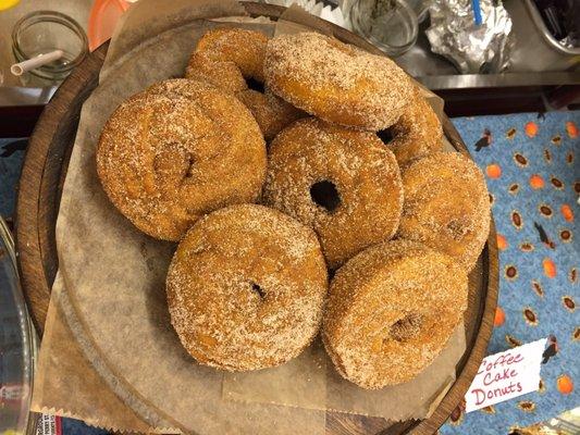 Pumpkin donuts. Baked not fried!