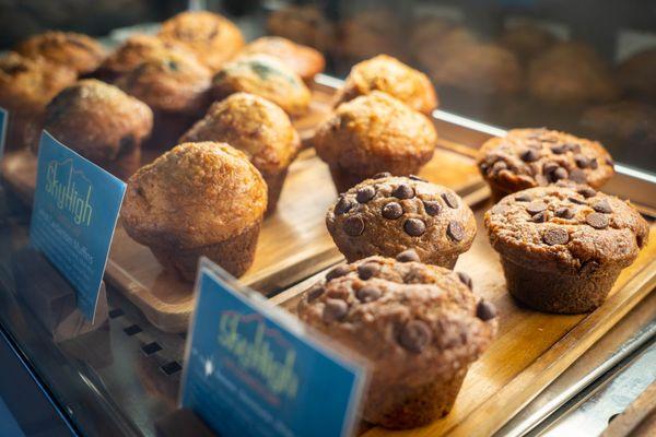 Grab you morning coffee and gluten free muffin!