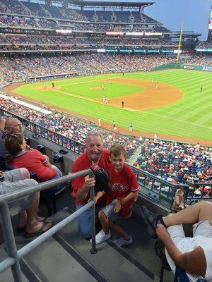 Wanted to say thanks for the tickets my grandson and had a great time