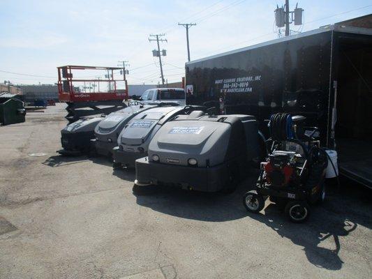 We have the finest equipment to handle any cleaning need