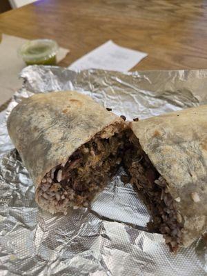 Beef burrito