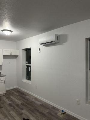 7 Ductless Units Being Installed For Commercial Building!