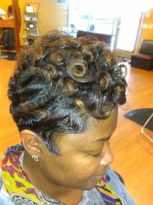 Fingerwaves and curls