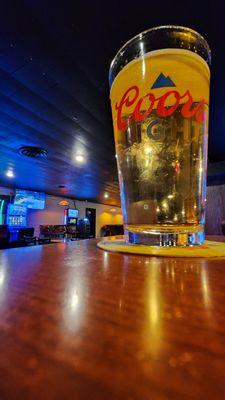 Ice cold beer awaits...