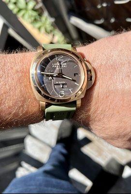 18k panerai Gmt