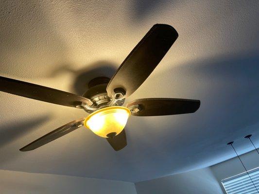 $635 and can't even clean dining room fan