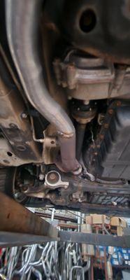 Replace both mid pipe.