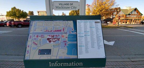 Information and "You Are Here" Board