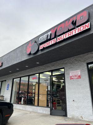 Outside the front door