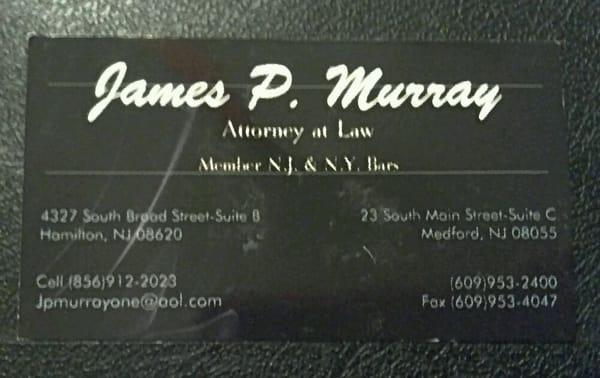 James P Murray Esq