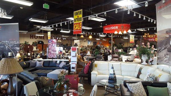 So much furniture on display!
